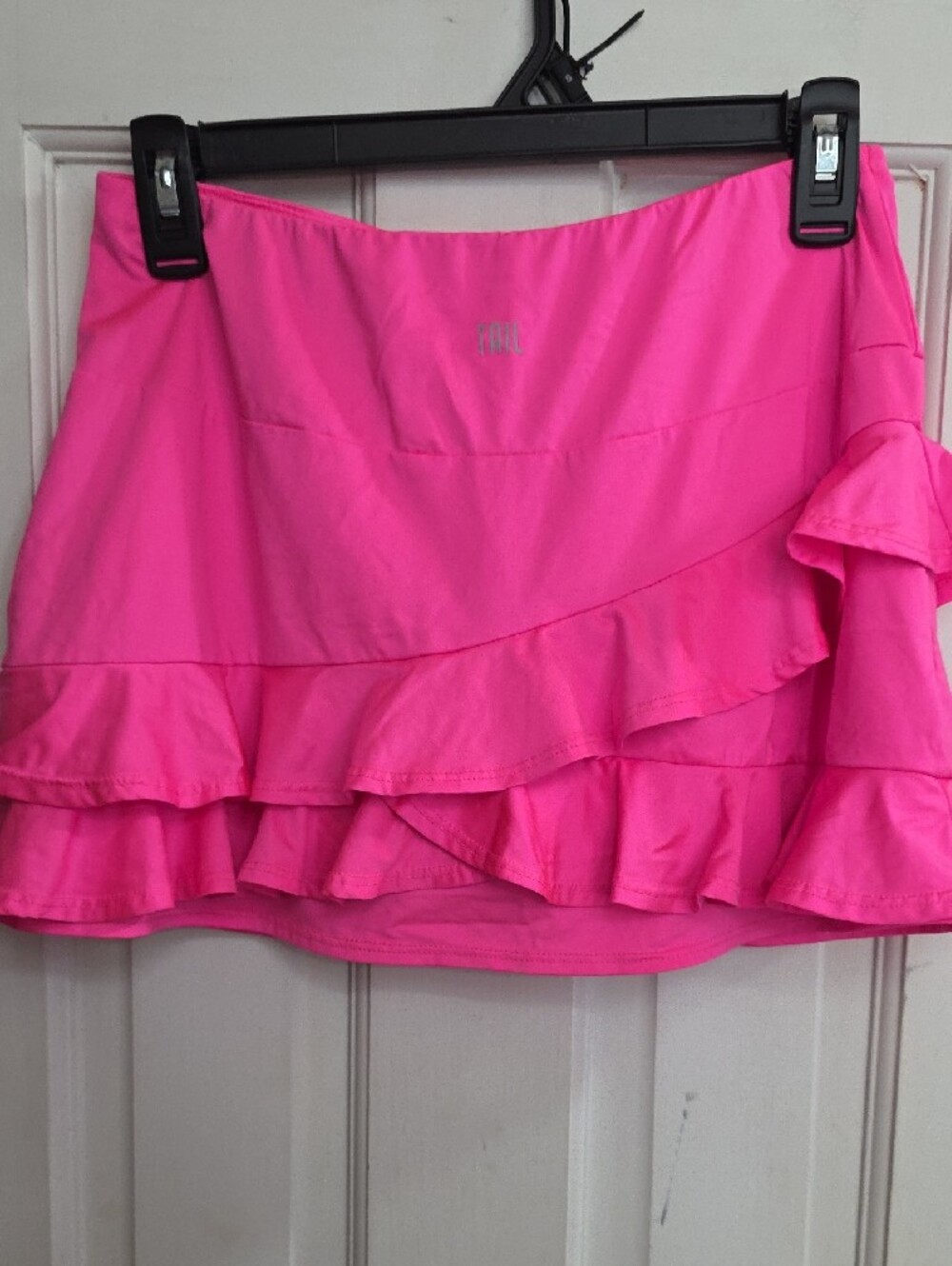 Tail Bright Pink Ruffle-Tier Mini Skort - Picture 2 of 5